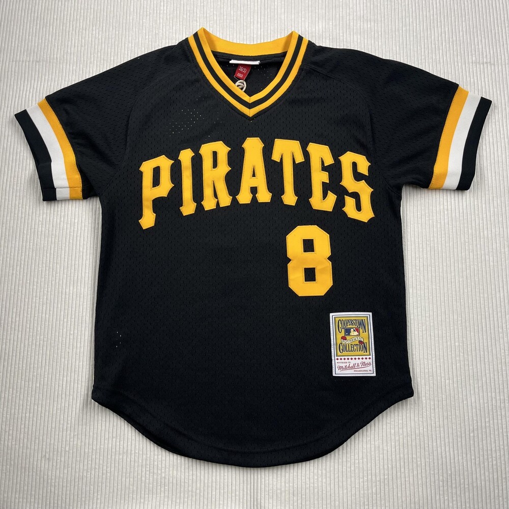 Pittsburgh Pirates Jersey Mens Small Black MLB Willie Stargell Mitchell & Ness